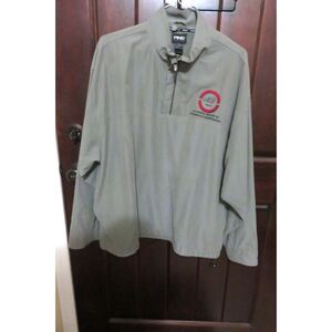 PING  Mens XLarge Grey Quarter Zip Collection Pullover   Tounament Logo